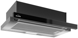 Вытяжка Elikor Интегра GLASS 50Н-400-В2Д КВ II М-400-50-248 нерж./стекло черное