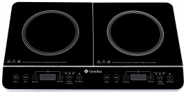 Настольная плита Gemlux GL-IP-22 L 65 см, 2 конфорки, черный