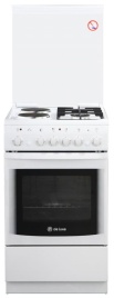 Комбинированная плита De luxe 506022.05гэ(кр) ЧР-030 50 см, 4 конфорки, белый