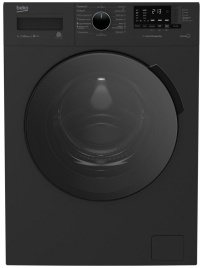 Стиральная машина Beko WSPE7612A автомат 7 кг, темно-серый