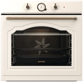 Электрический духовой шкаф Gorenje BOS67371CLI 59 см, 77 л гриль конвекция, бежевый