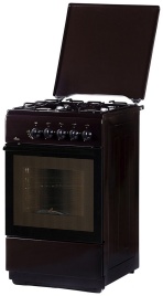Газовая плита Flama FG 24023 B 50 см, 50 л, 4 конфорки, коричневый