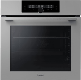 Электрический духовой шкаф Haier HOQ-F6QAN3GG 59 см, 72 л гриль конвекция, серый