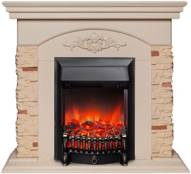 Каминокомплект Realflame NEAPOLIS STD/EUG WT FOBOS BL