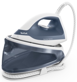Парогенератор Tefal Express Optimal SV4110E0, мощность 2200 Вт, синий/ белый
