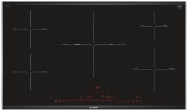 Электрическая варочная панель Bosch PIV975DC1E 91 см, 5 конфорок стеклокерамика, черный