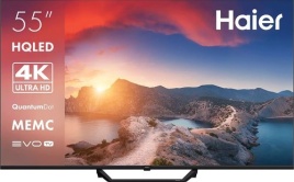 Телевизор Haier 55 HQLED S2 Pro, 4K UHD 3840 х 2160, голосовое управление