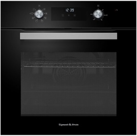 Электрический духовой шкаф Zigmund & Shtain E 177 B 59 см, 70 л, гриль и конвекция, черный