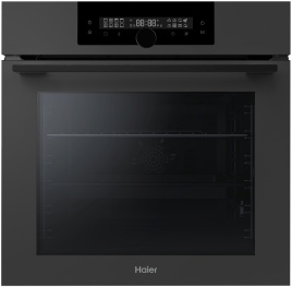 Электрический духовой шкаф Haier HOQ-F6QAN3DG 59 см, 72 л гриль конвекция, графит