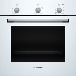 Электрический духовой шкаф Bosch HBF011BV1T 59 см, 71 л гриль конвекция, белый