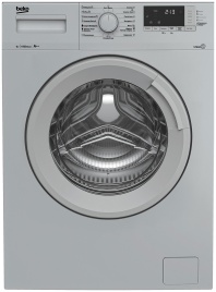Стиральная машина Beko WSRE6512ZSS 6 кг, серебристый