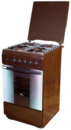 Газовая плита Flama FG 24211 B 50 см, 50 л, 4 конфорки, коричневый