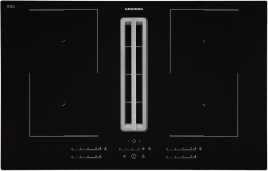 Электрическая варочная панель Grundig GIEH 834480 P 82 см, 4 конфорки стеклокерамика, черный