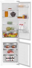 Встраиваемый двухкамерный холодильник Hotpoint HBH 18 No frost, белый