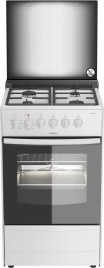Комбинированная плита Darina 1B KM 441 306 W 50 см, 50 л, 4 конфорки, белый