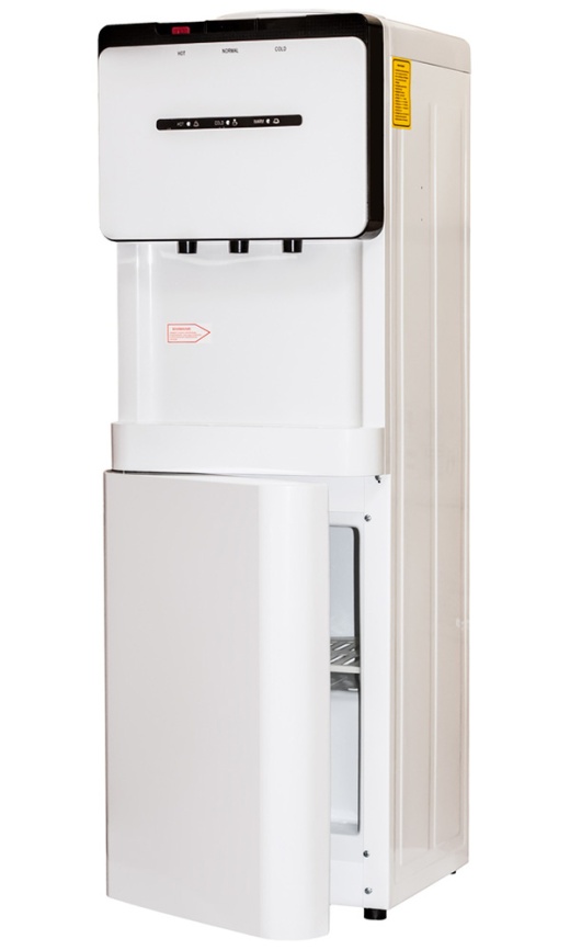 Кулер для воды Aqua Work YLR2-5-V908 (белый) напольный, компрессор, шкафчик 6.5 л, 3 кнопки (20274) фото 1