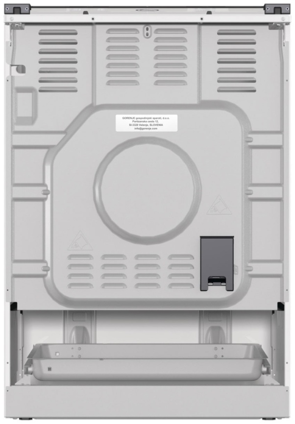 Комбинированная плита Gorenje GK6A20WF 60 см, 65 л, 4 конфорки, белый фото 6