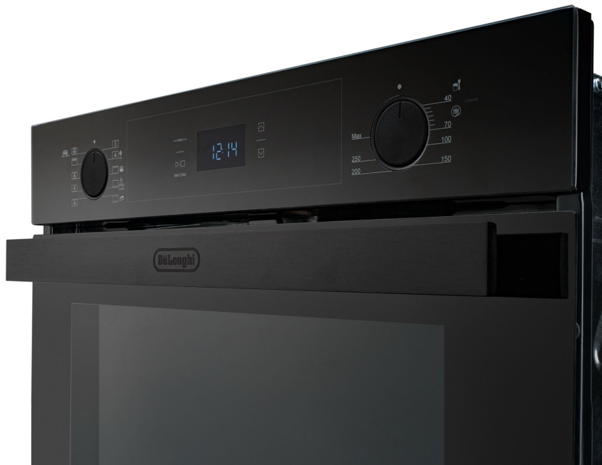 Электрический духовой шкаф De’Longhi DEO 755 NB RAMONA 59 см, 72 л, гриль и конвекция, черный фото 2
