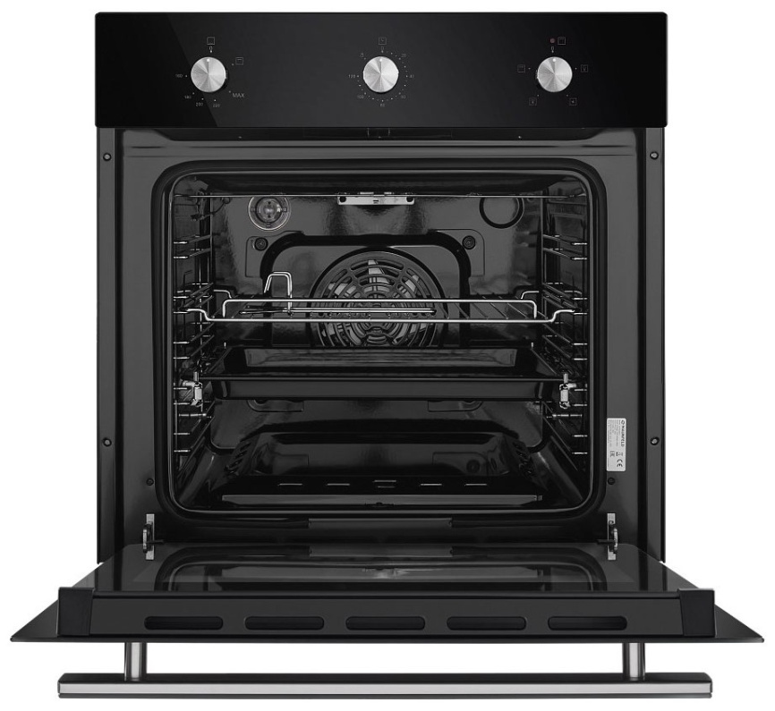 Газовый духовой шкаф Maunfeld EOGC604B 59 см, 60 л гриль конвекция, черный фото 2