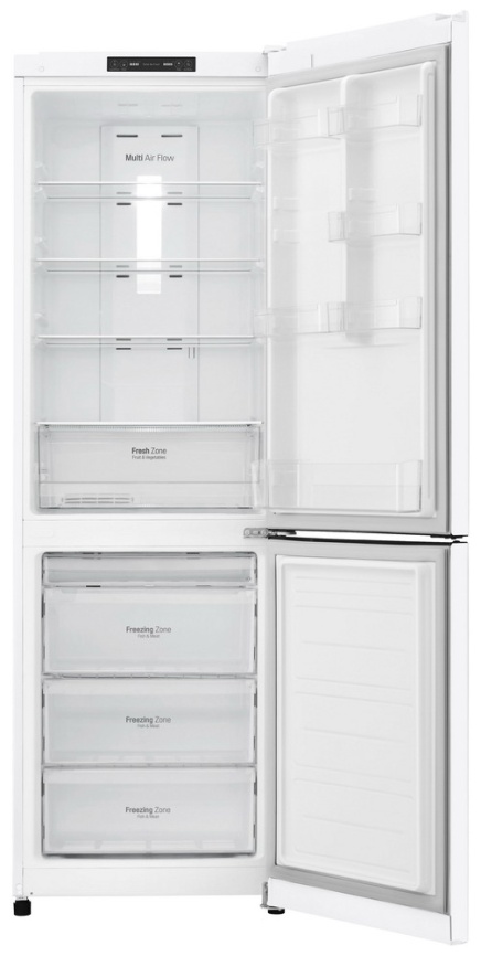 Двухкамерный холодильник LG GA-B 419 SWJL белый фото 2