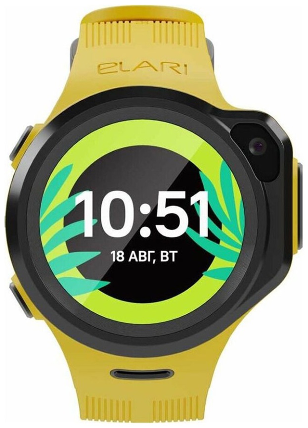 Детские часы-телефон Elari Детские часы-телефон Elari 4GR M с GPS поиском, желтые (KP-4GR-M-YEL) фото 2