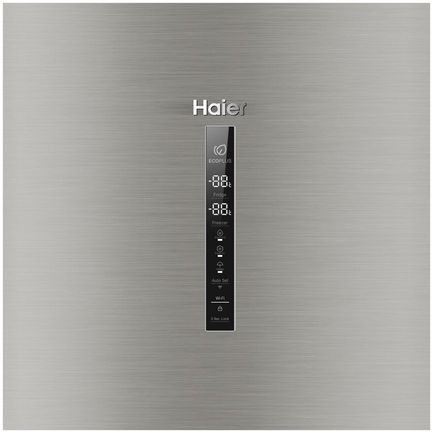 Двухкамерный холодильник Haier C2F636CXMVU1 No frost, серебристый фото 3