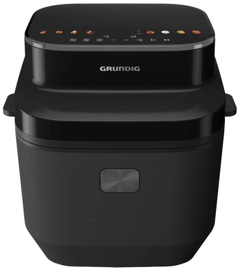Аэрогриль Grundig FRY 8420, пароварка, 1750 Вт, 3D-нагрев, антипригарное покрытие фото 1