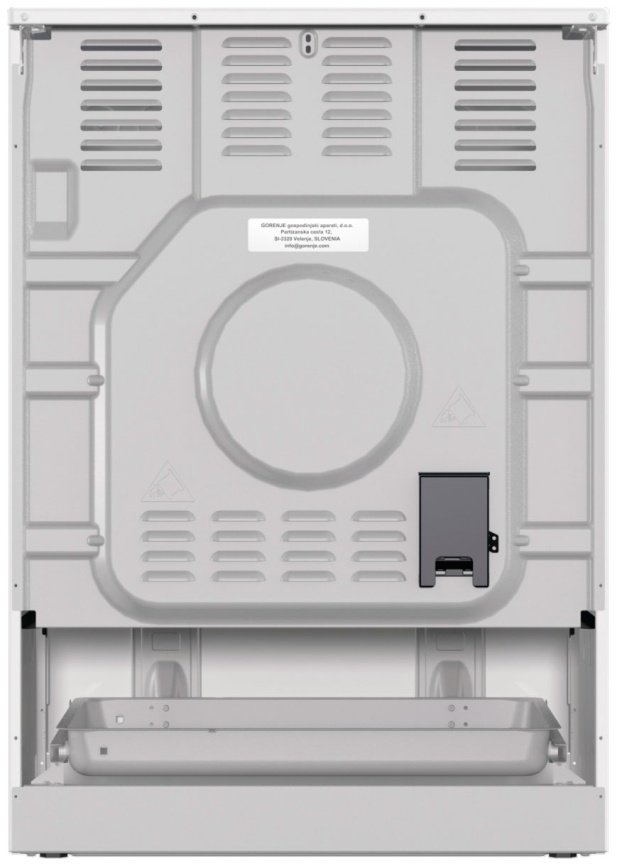 Электроплита Gorenje GEC6A11WG 60 см, 4 конфорки, белый фото 10
