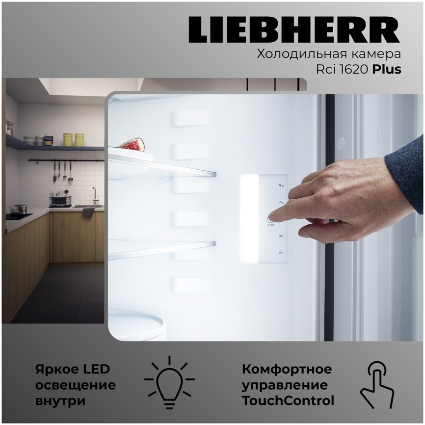 Однокамерный холодильник Liebherr Rci 1620-20 001, белый фото 2