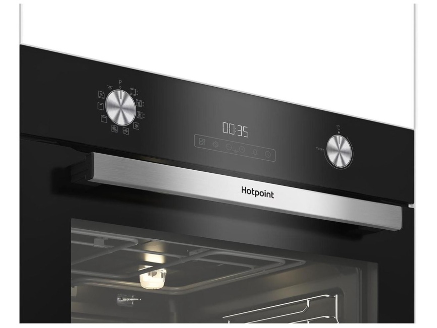Электрический духовой шкаф Hotpoint FE8 831 JSH BLG 59 см, 72 л, гриль и конвекция, черный фото 4