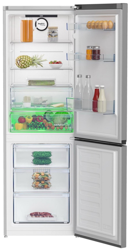 Двухкамерный холодильник Beko B3RCNK362HS No frost, серебристый фото 2