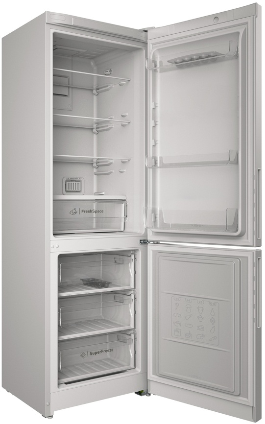 Двухкамерный холодильник Indesit ITR 5180 W No frost, белый фото 4