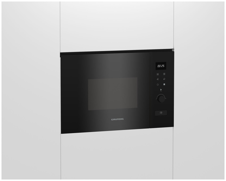 Встраиваемая микроволновая печь СВЧ Grundig GMI 12312 B, гриль, 25 л фото 4