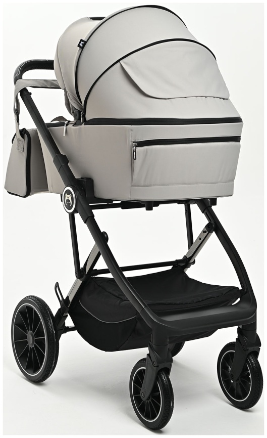  Коляска 2 в 1 Ining Baby KR350 light grey фото 2
