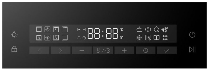 Электрический духовой шкаф Haier HOQ-F5AAGB 59 см, 72 л, гриль и конвекция, черный фото 2