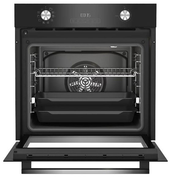 Электрический духовой шкаф Hotpoint FE8 831 JSH BLG 59 см, 72 л, гриль и конвекция, черный фото 2
