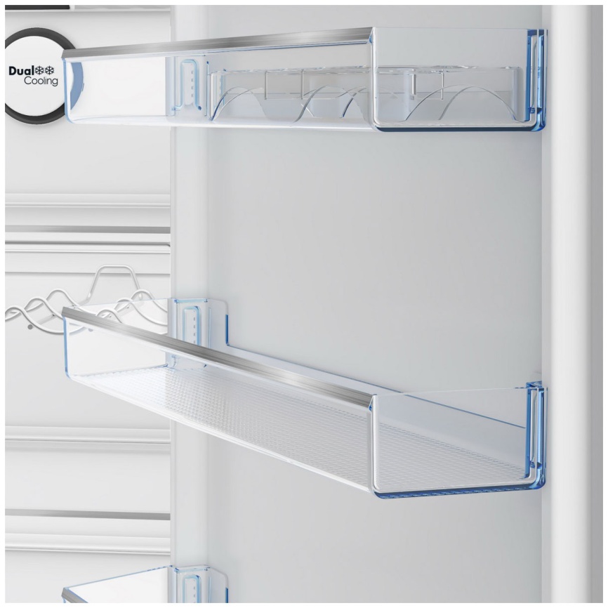 Двухкамерный холодильник Beko B5RCNK403ZWB No frost, черный фото 7