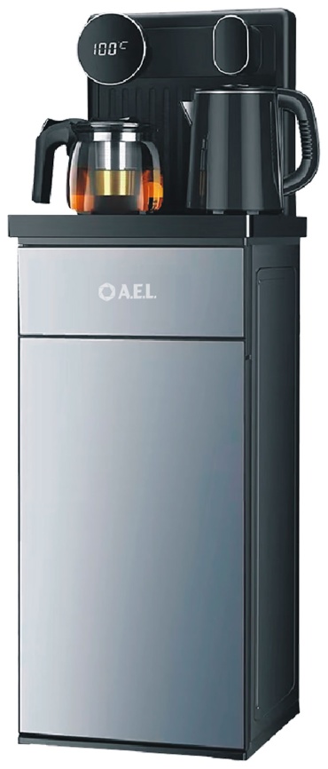 Кулер с чайным столиком AEL Тиабар LD-AEL-81a cool grey фото 1