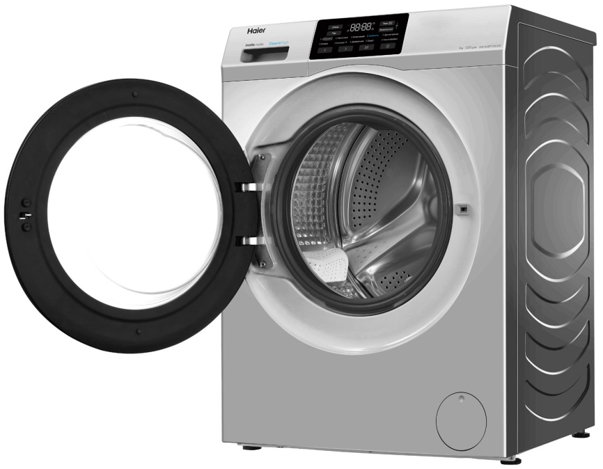 Стиральная машина Haier HW70-BP12919S 6,5 кг, серебристый фото 5