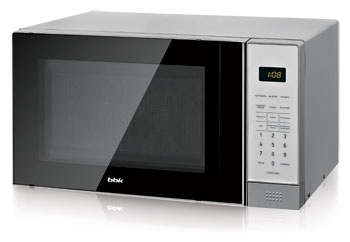 Микроволновая печь - СВЧ BBK 20 MWS-729 S/BS черный/серебро фото 1