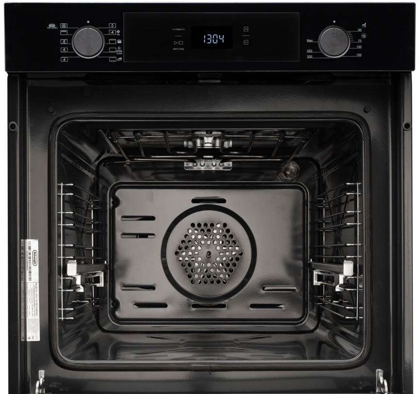Электрический духовой шкаф De’Longhi DEO 755 NB RAMONA 59 см, 72 л, гриль и конвекция, черный фото 11