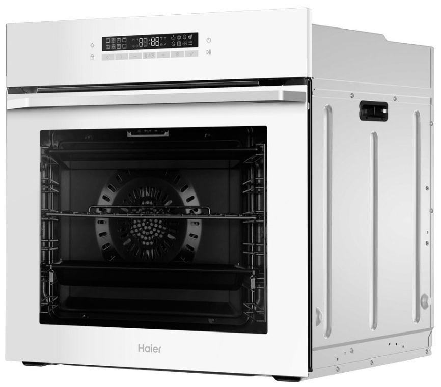 Электрический духовой шкаф Haier HOQ-P16AN5GW 59 см, 72 л гриль конвекция, белый фото 2