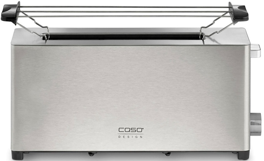 Тостер Caso Classico T2 Duo, 900-1050 Вт, автоматическое центрирование, нержавеющая сталь фото 1