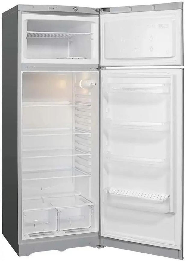 Двухкамерный холодильник Indesit TIA 16 G, серебристый фото 3