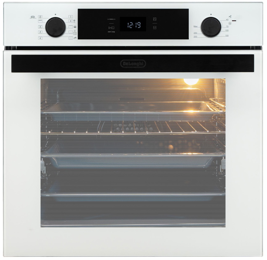 Электрический духовой шкаф De’Longhi DEO 755 BB RAMONA 59 см, 72 л гриль конвекция, белый фото 1