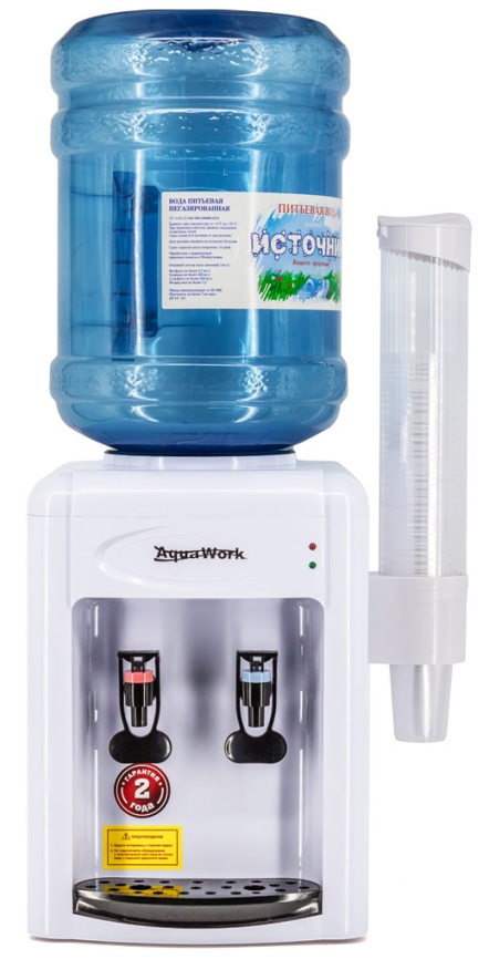 Кулер для воды Aqua Work AW 0.7TDR бело-черный фото 6