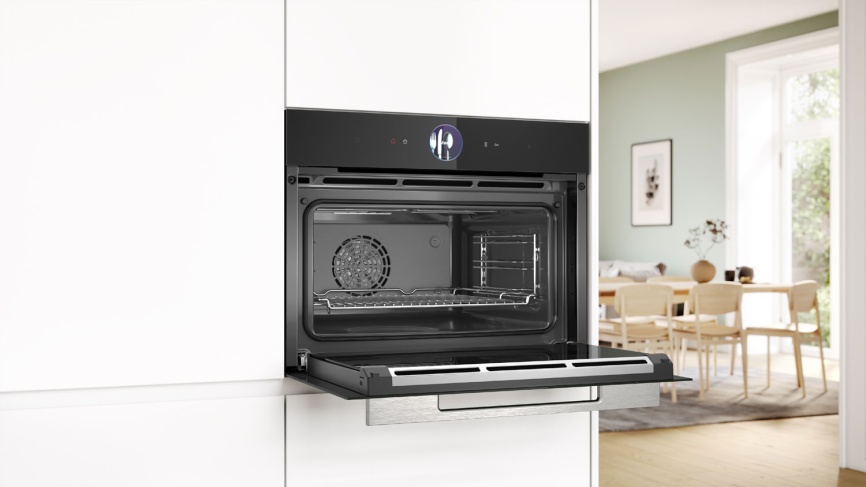 Электрический духовой шкаф Bosch CSG7364B1 59 см, 47 л, гриль и конвекция, черный фото 4
