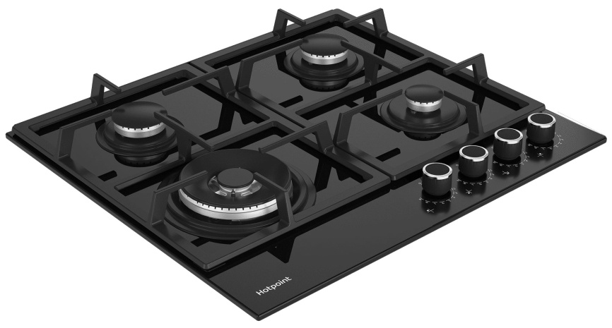 Газовая варочная панель Hotpoint HGS 62F/BK фото 2
