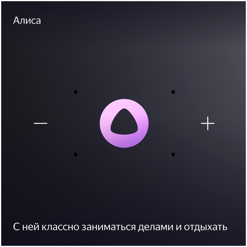Умная колонка Яндекс Станция Миди с Алисой, с Zigbee, 24Вт, малиновый фото 7