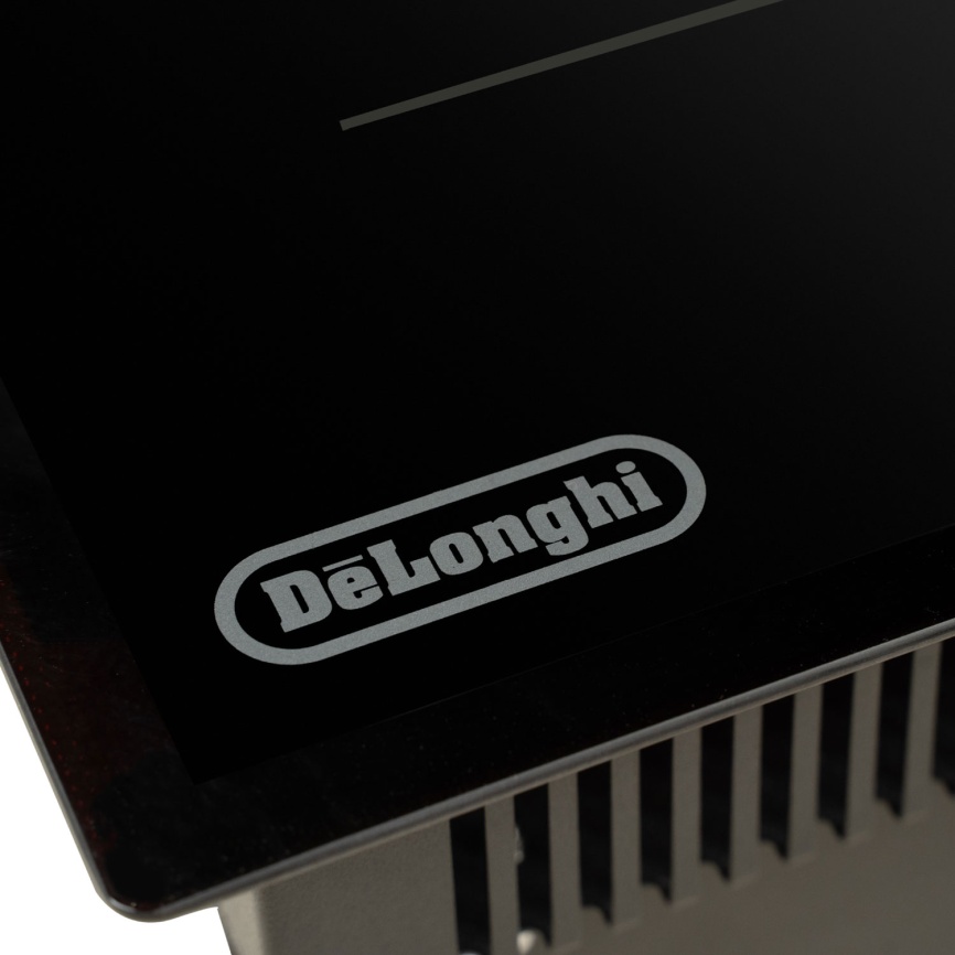 Индукционная варочная панель со встроенной вытяжкой De’Longhi ELETTRA 4B2F TC ARIA 59 см, 4 конфорки, черный фото 5